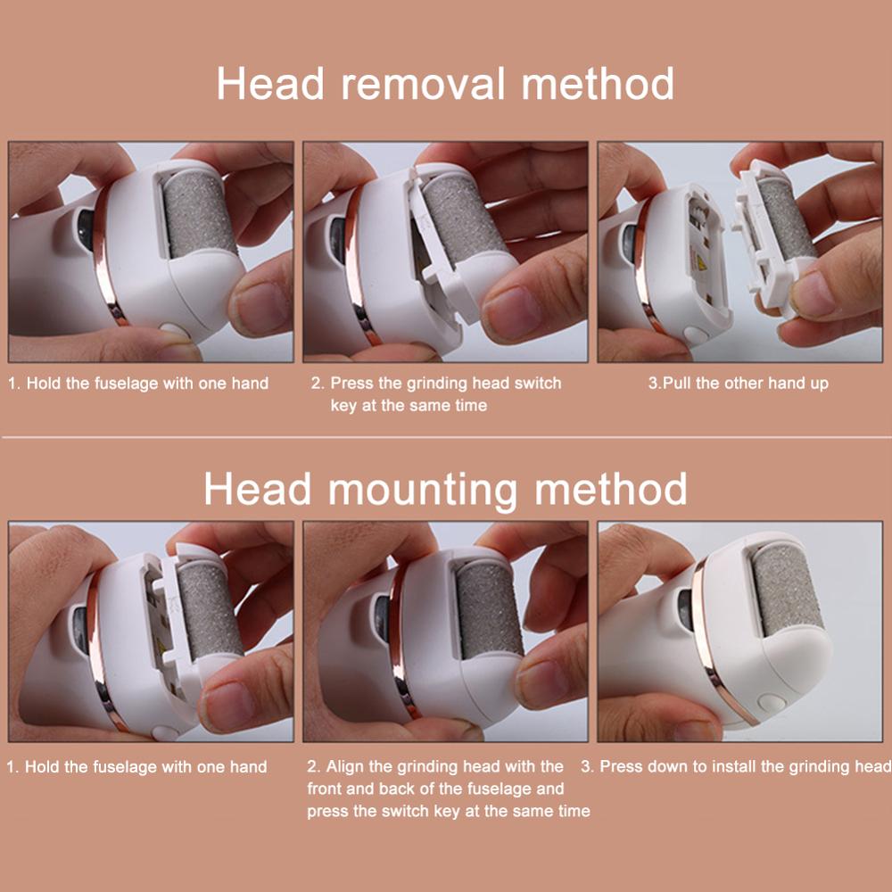 Electric Rechargeable Callus Remover Kit