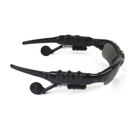 Bluetooth Sunglasses Headset and Hands-free Microphone_1