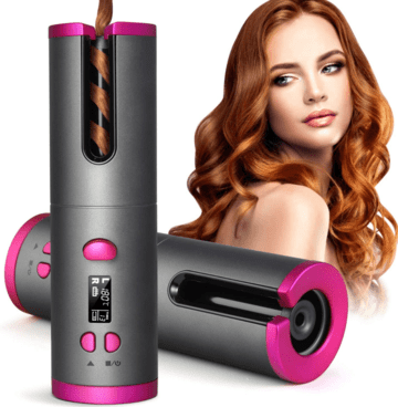 Cordless Automatic Hair Curler_0