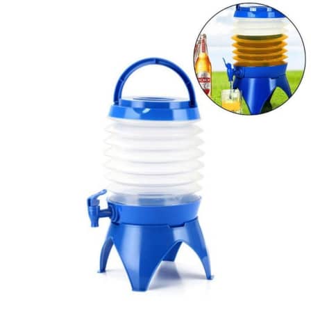 Collapsible Beer Tower - 7.5 L / Blue