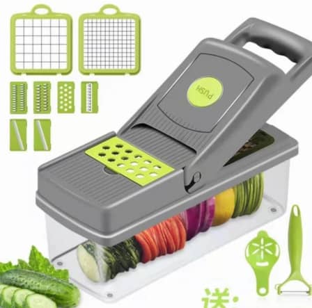 14 Piece Multifunctional Vegetable Slicer_0