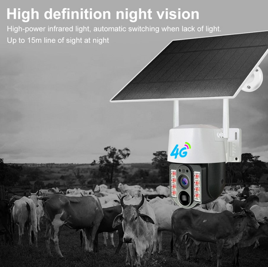 V380 New Arrival 3MP Wireless WiFi Security CCTV Camera Night Vision Sim Card Solar 4G Outdoor_9