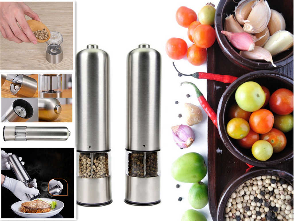 Automatic Electric Pepper Seasoning Grinder