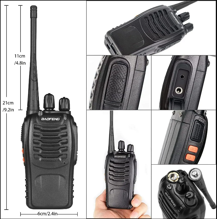 Two Way Radio Walkie Talkie 2pcs