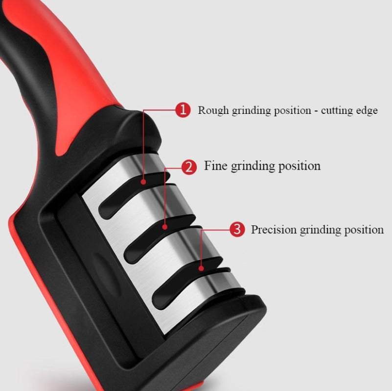 Knife Sharpener - Red