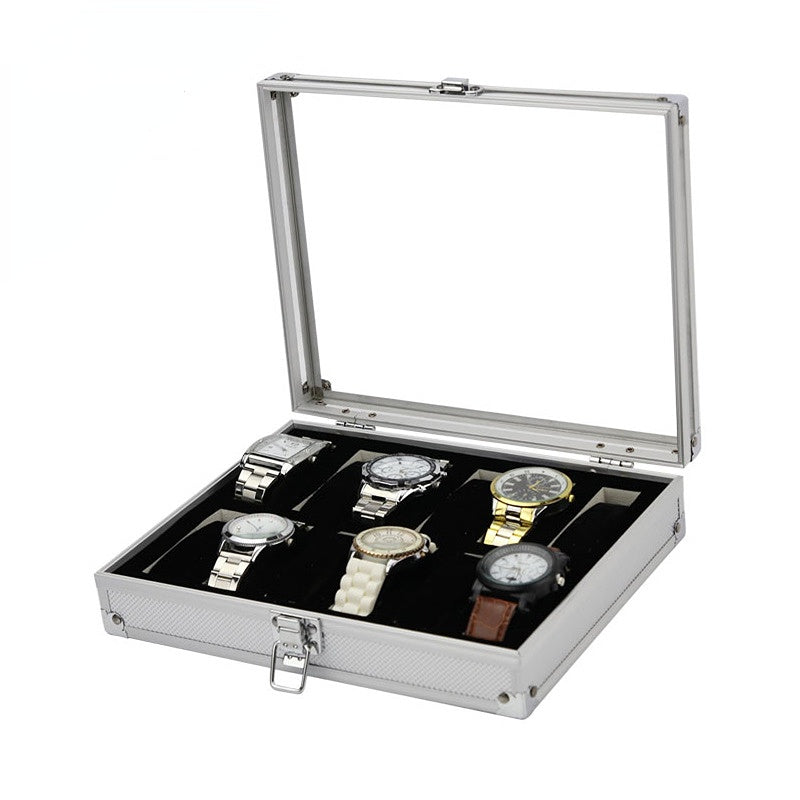 Watch Storage Organizer Jewelry Briefcase-15 Grids