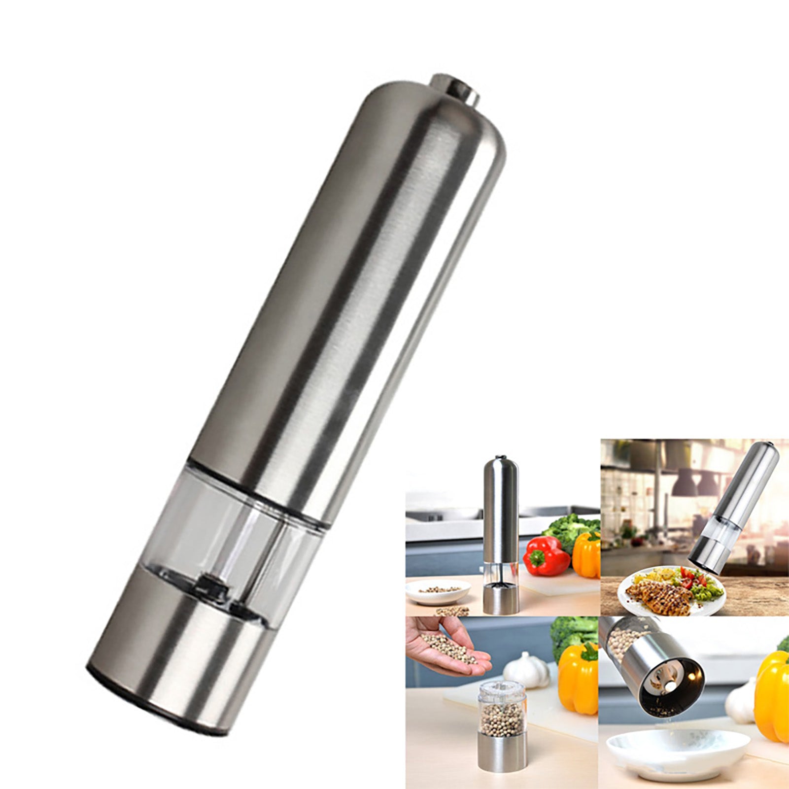 Stainless Steel Portable Pepper Grinder