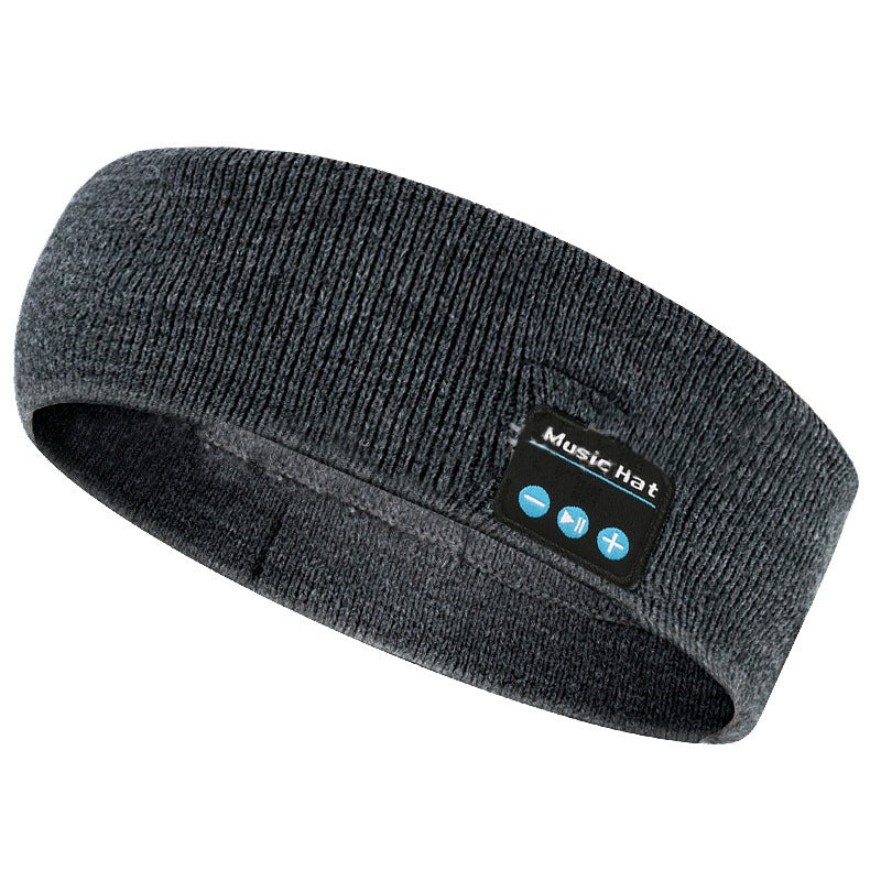 Wireless Bluetooth Music Headband - Light Grey