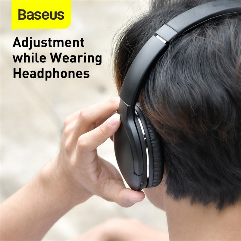 Baseus D02 Wireless Headphone Bluetooth 5.0 - Black