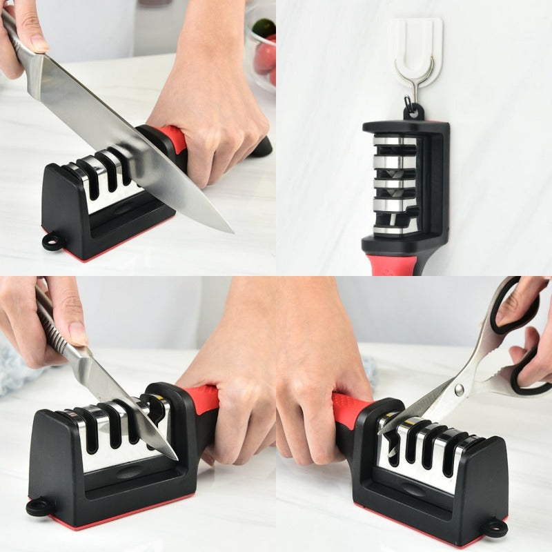 Knife Sharpener - Red