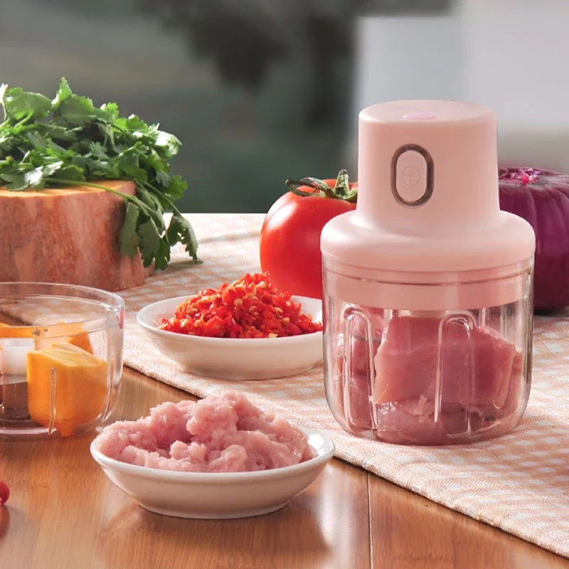 Wireless Intelligent Mini Garlic Ginger Food Chopper