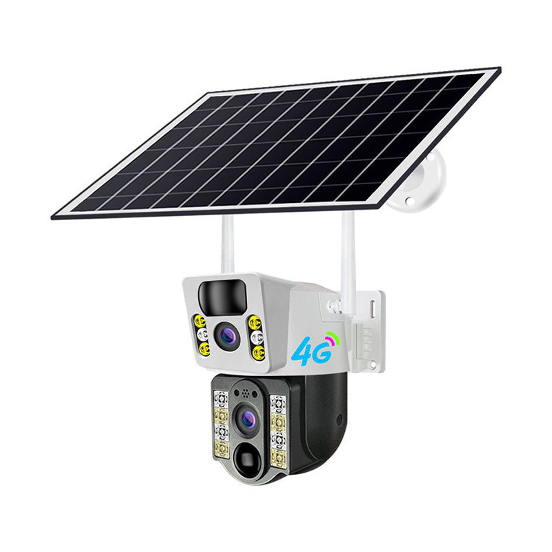 V380PRO Solar Camera 4MP Dual Lens Home Security Camera With Solar Panel - 4G CAMERA ONLY