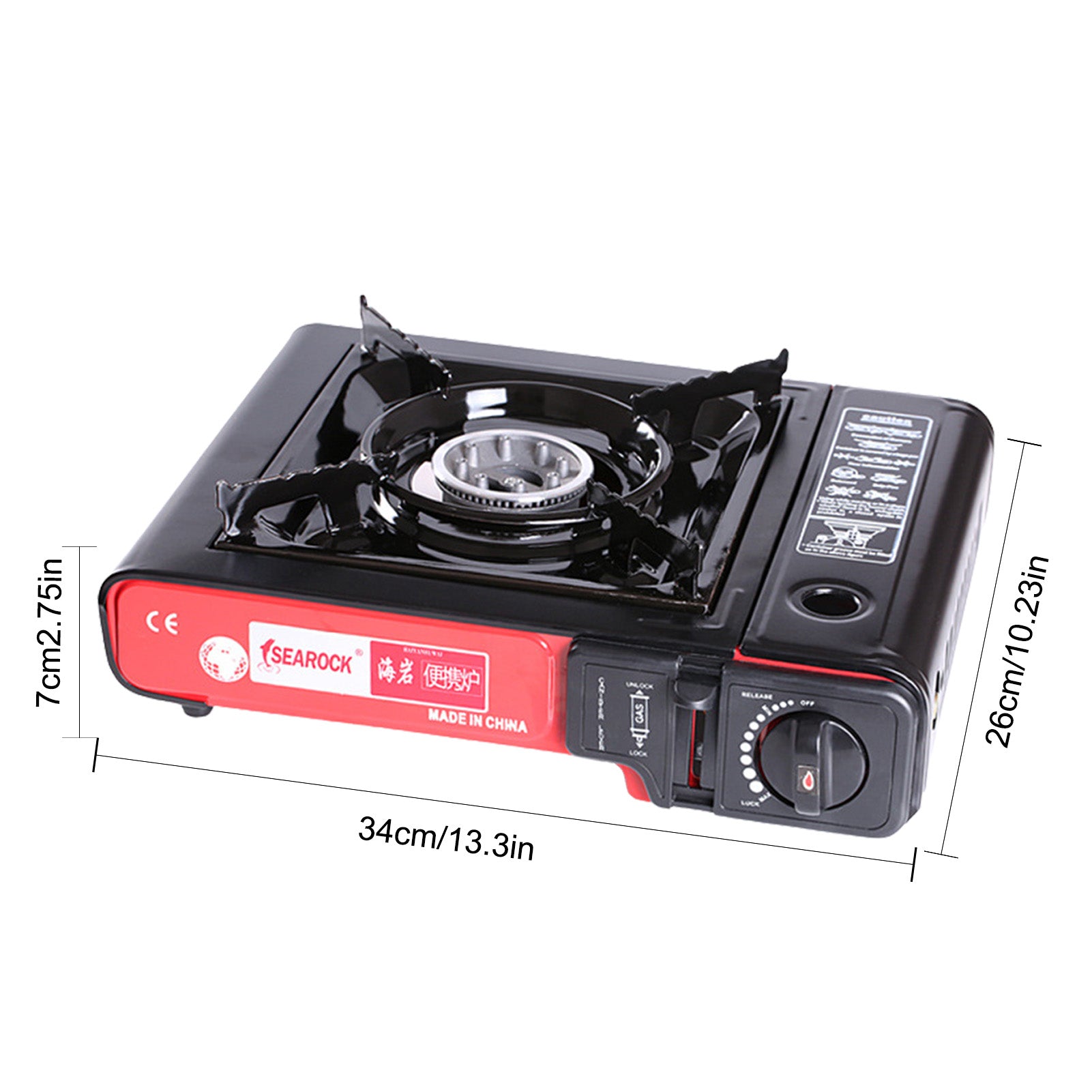 Portable Gas Stove with Can of Gas