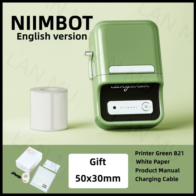 Niimbot B21 (+ 1 free roll included) - BLACK