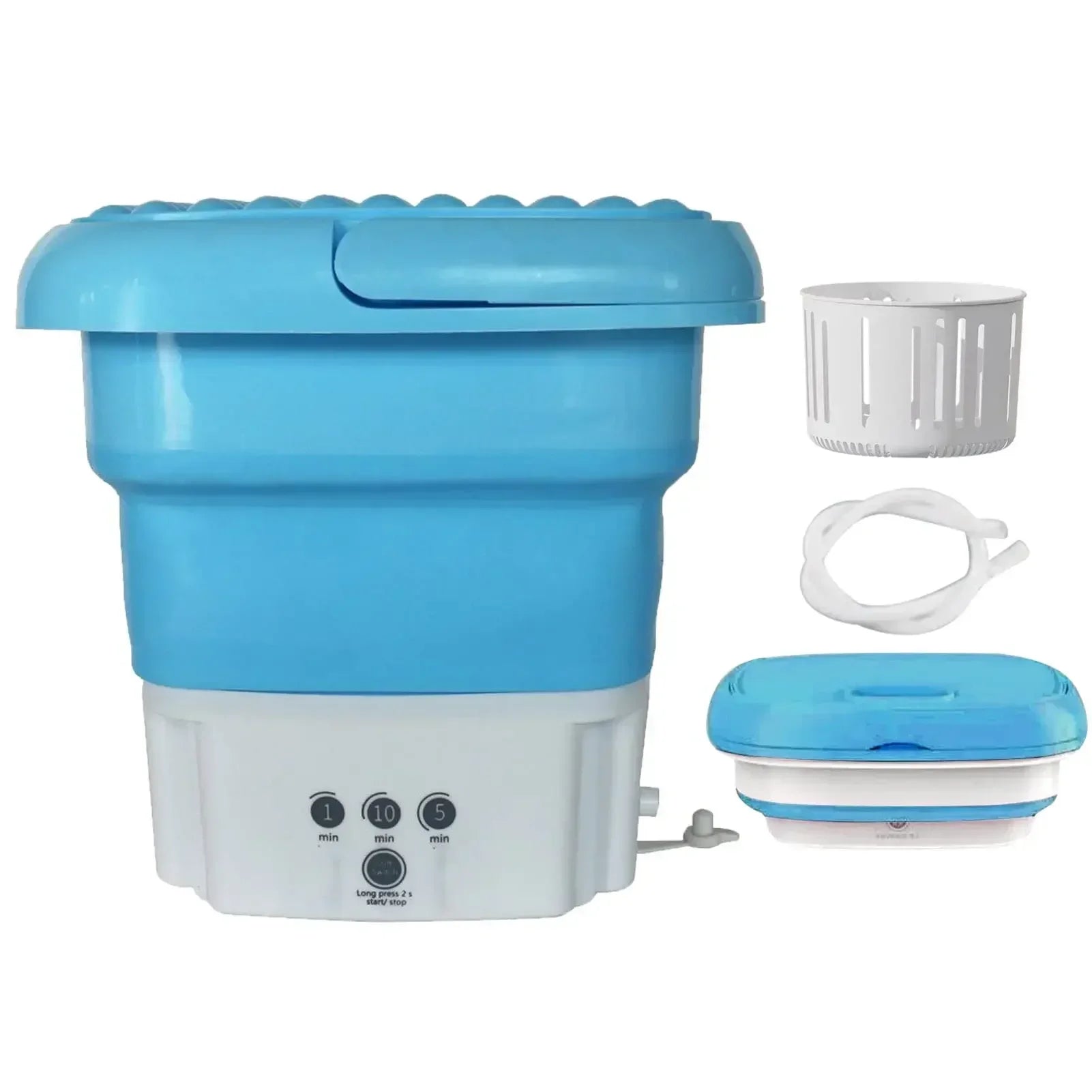 8L Mini Foldable Sterilizing Washing Machine - Blue