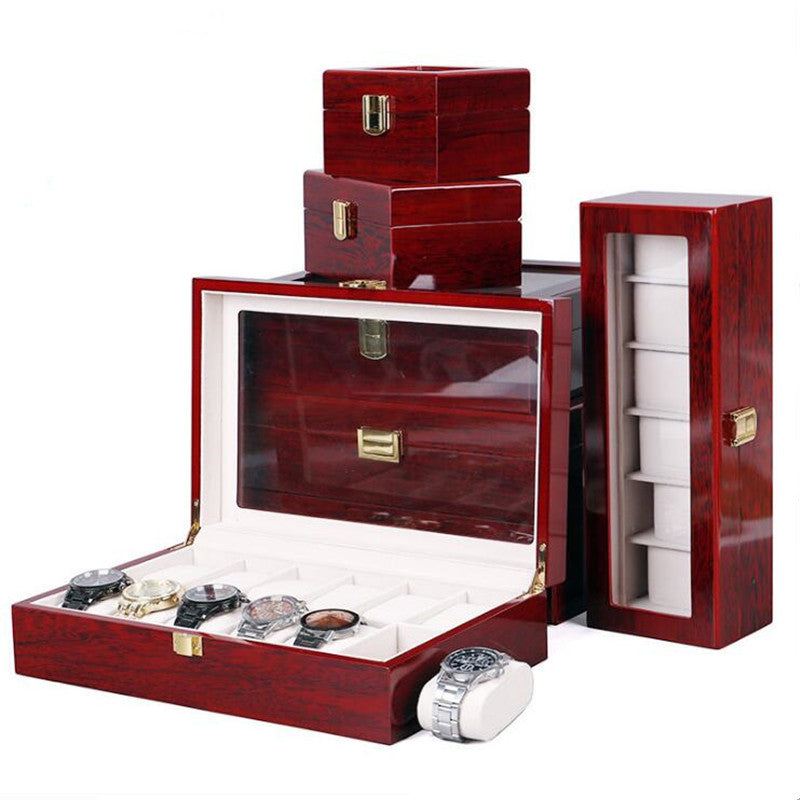 Luxury Wooden Watch Box 6 Slots