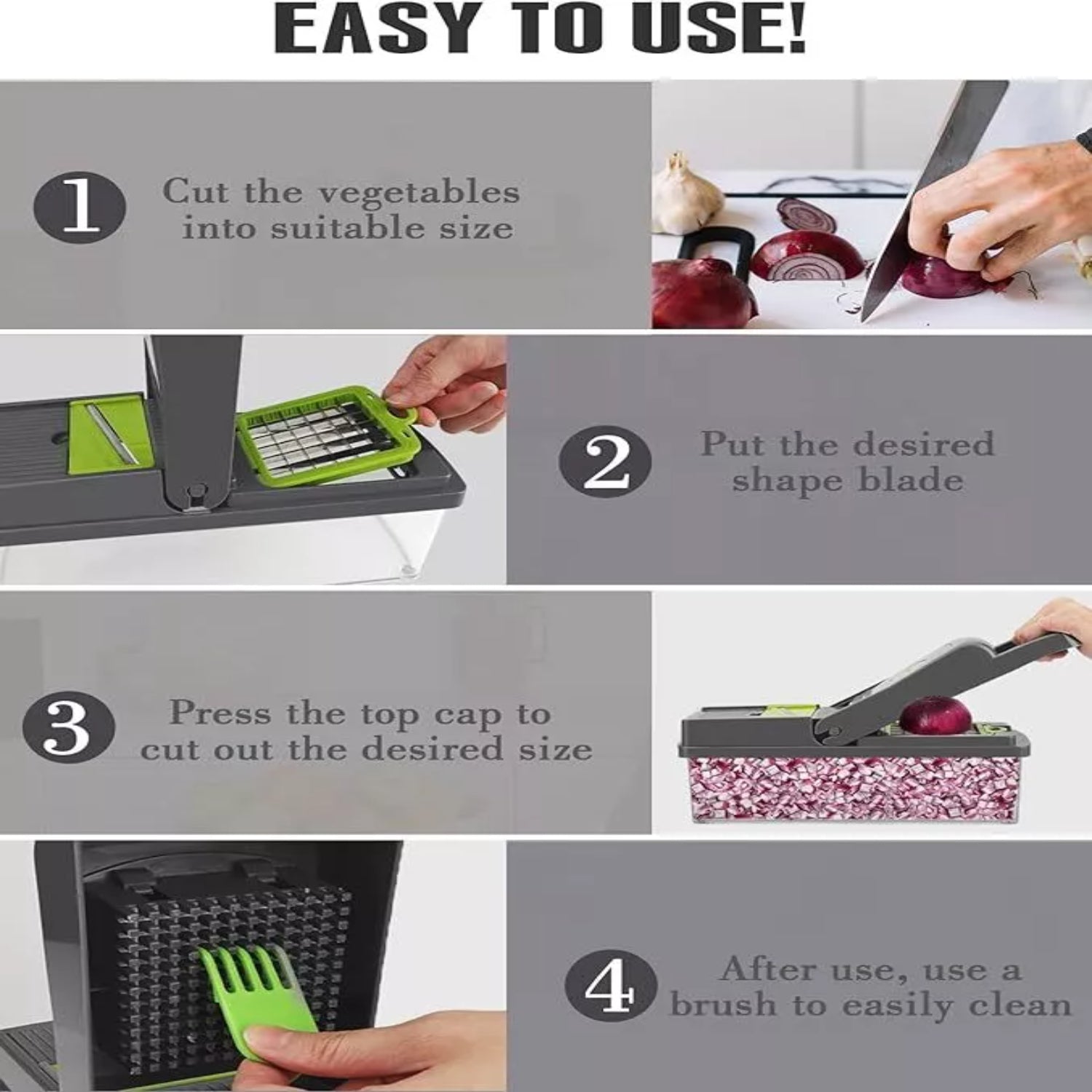 14 Piece Multifunctional Vegetable Slicer