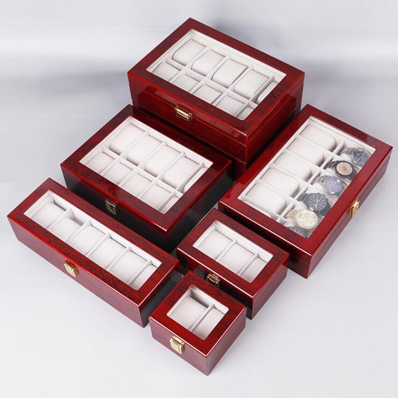 Luxury Wooden Watch Box 6 Slots