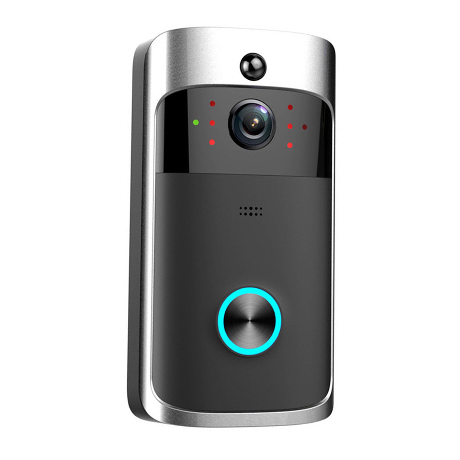 Smart Wireless WiFi Security DoorBell Remote Home Monitoring - Grey