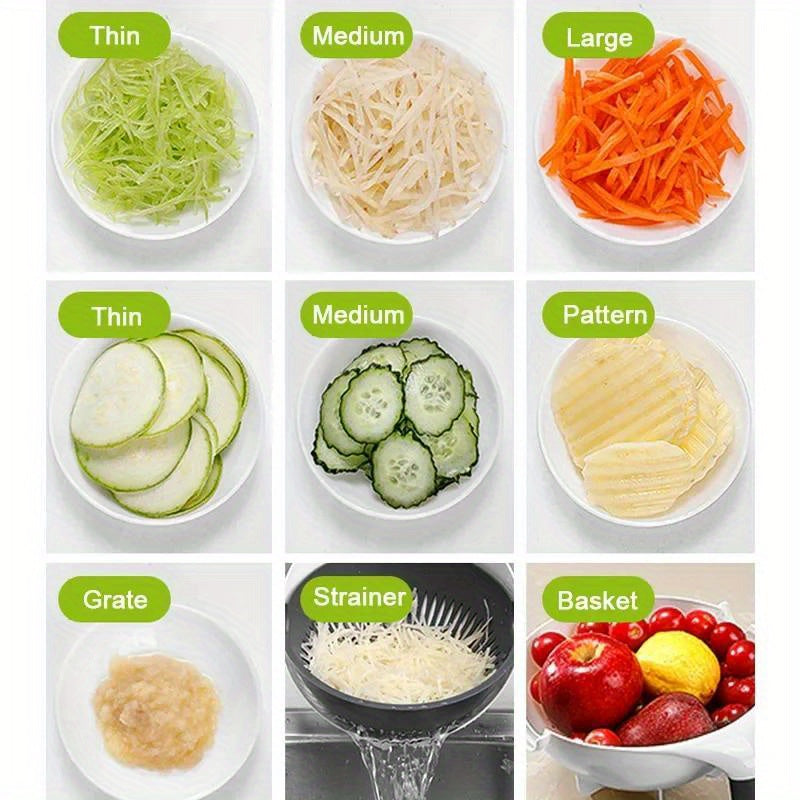 9 In 1 Multifunctional Vegetable Slicer