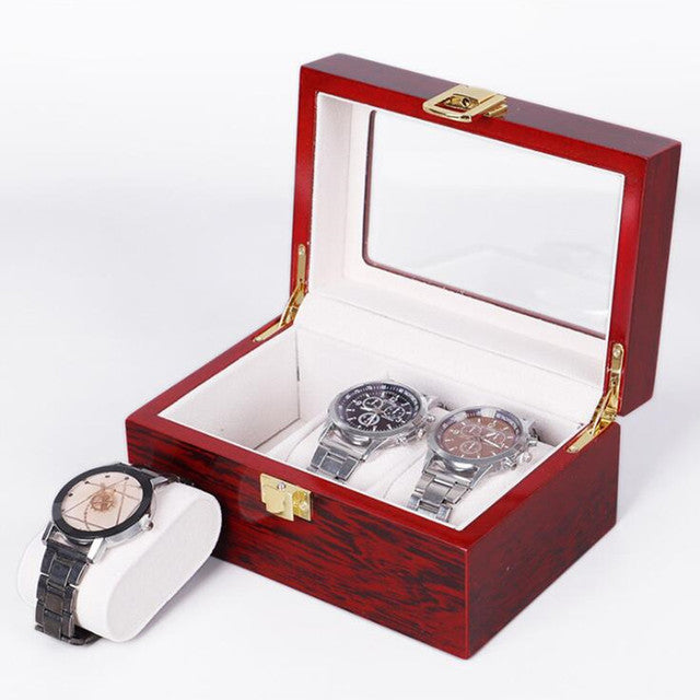 Luxury Wooden Watch Box 6 Slots