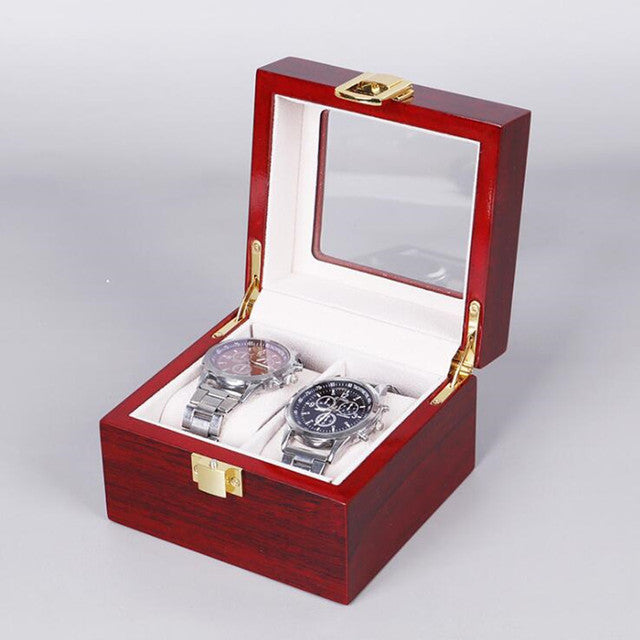 Luxury Wooden Watch Box 6 Slots