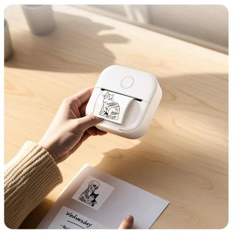 Phomemo Portable Mini Thermal Printer T02 - White