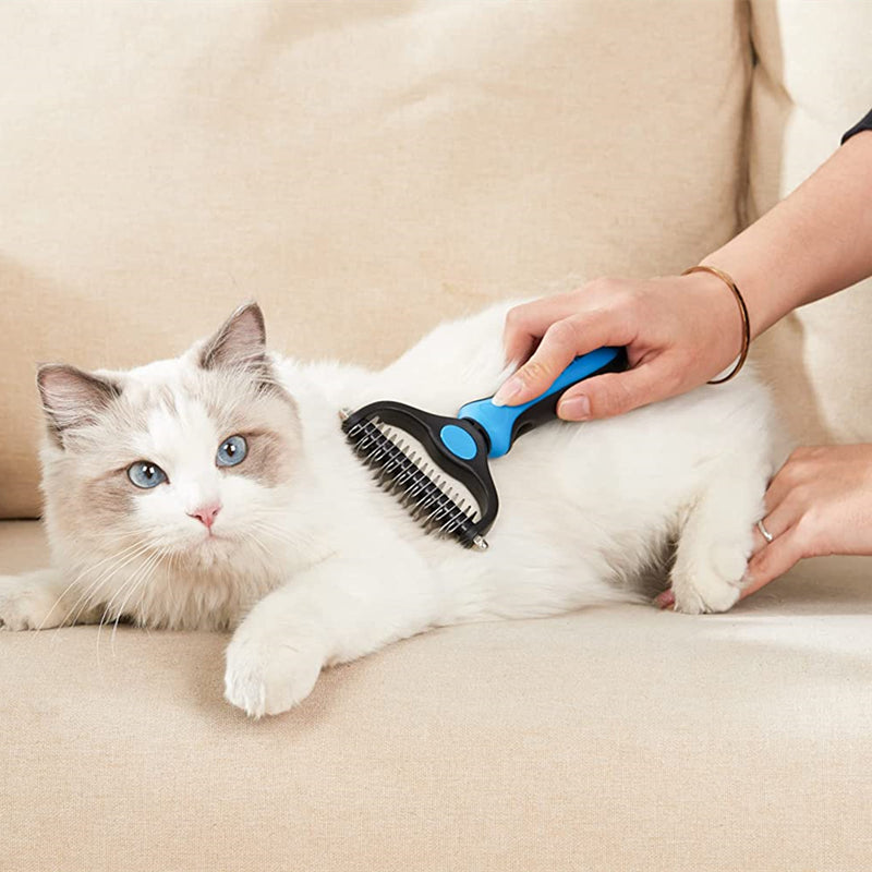 Dematting Comb & Grooming Tool for Cats & Dogs