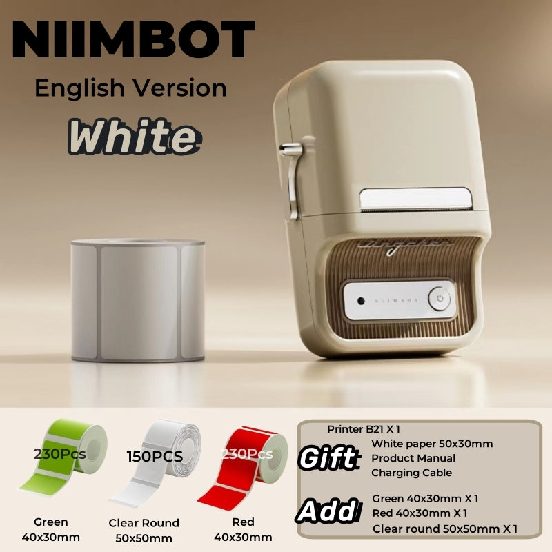 Niimbot B21 (+ 1 free roll included) - BLACK