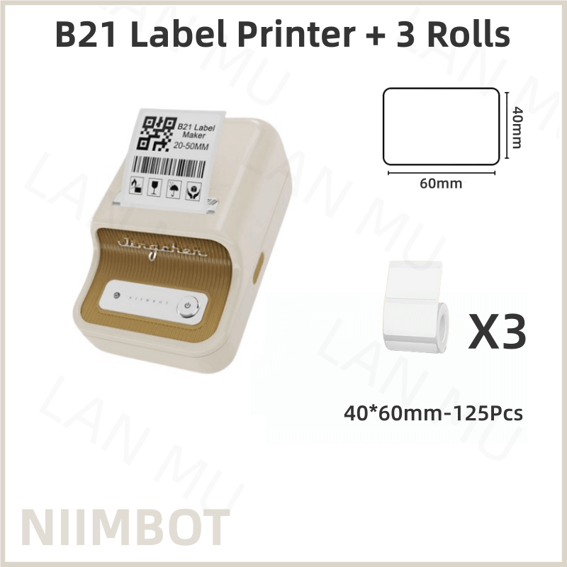 I-Niimbot B21 (+ 1 i-roll yamahhala ifakiwe) - RED 