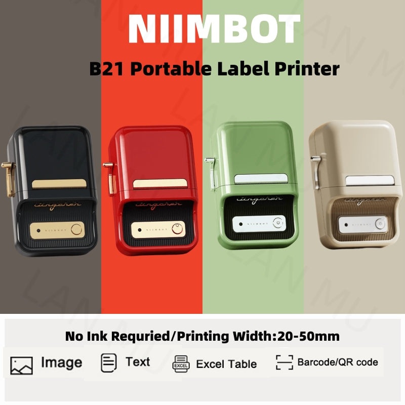 Niimbot B21 (+ 1 free roll included) - BLACK