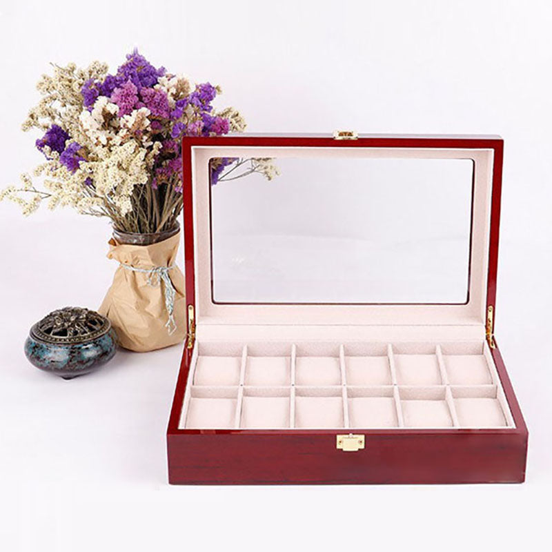 Luxury Wooden Watch Box 6 Slots