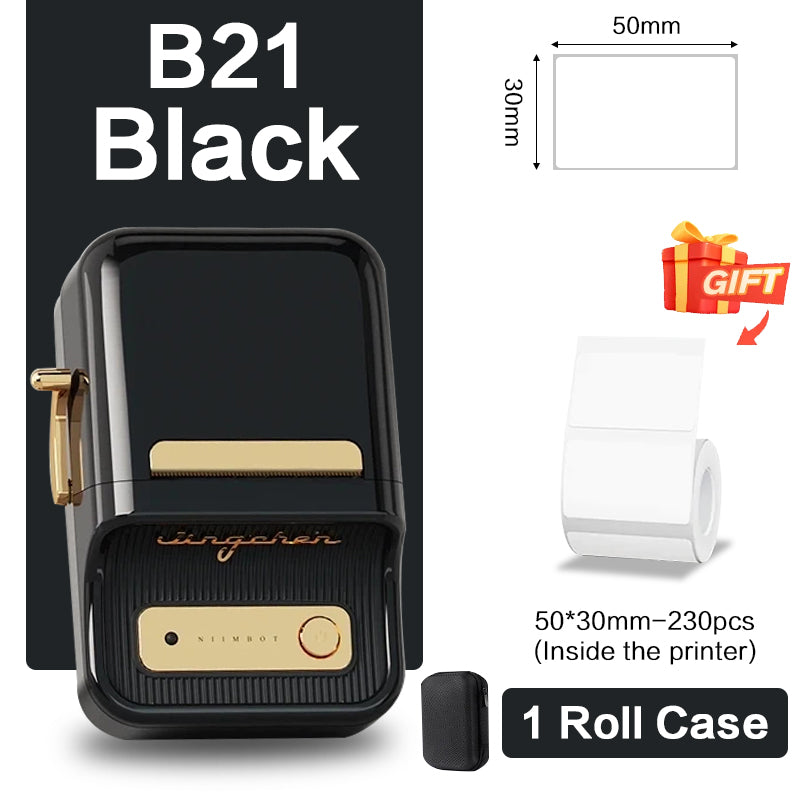 Niimbot B21 (+ 1 free roll included) - BLACK