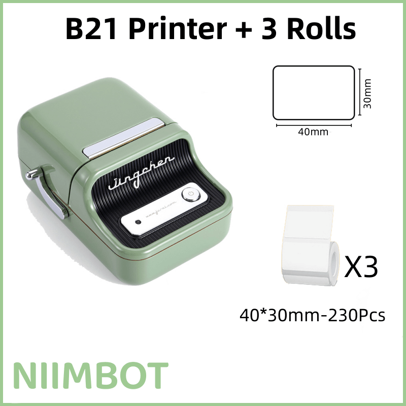 I-Niimbot B21 (+ 1 i-roll yamahhala ifakiwe) - RED 