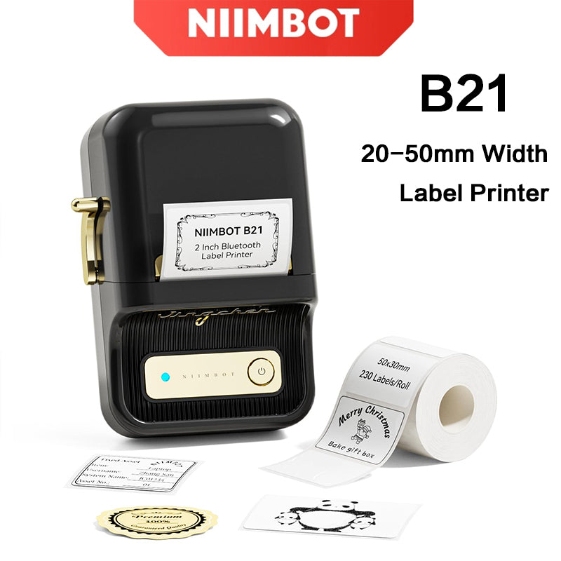 Niimbot B21 (+ 1 free roll included) - BLACK