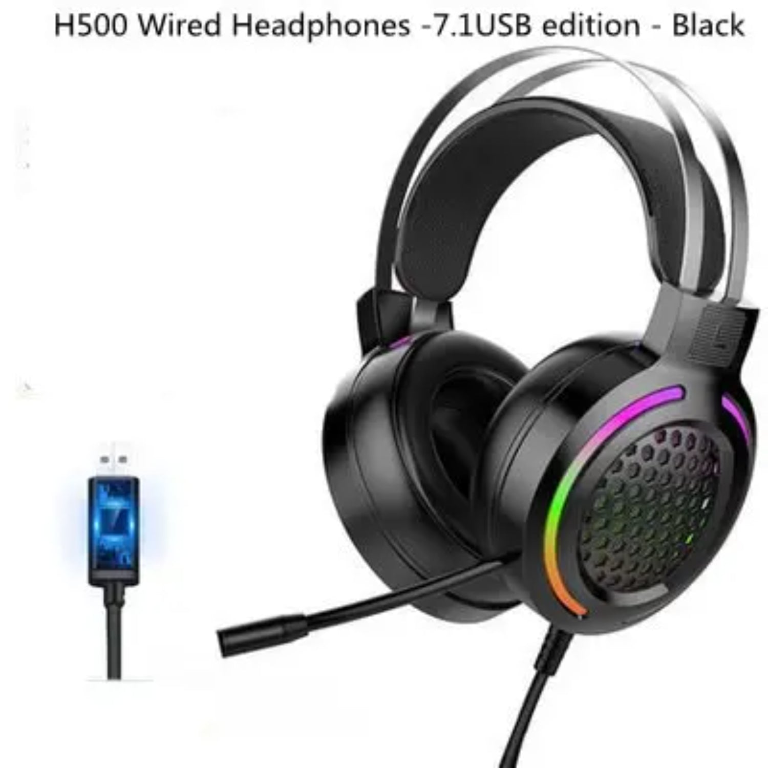 LED Ambient Light Gaming Headphones