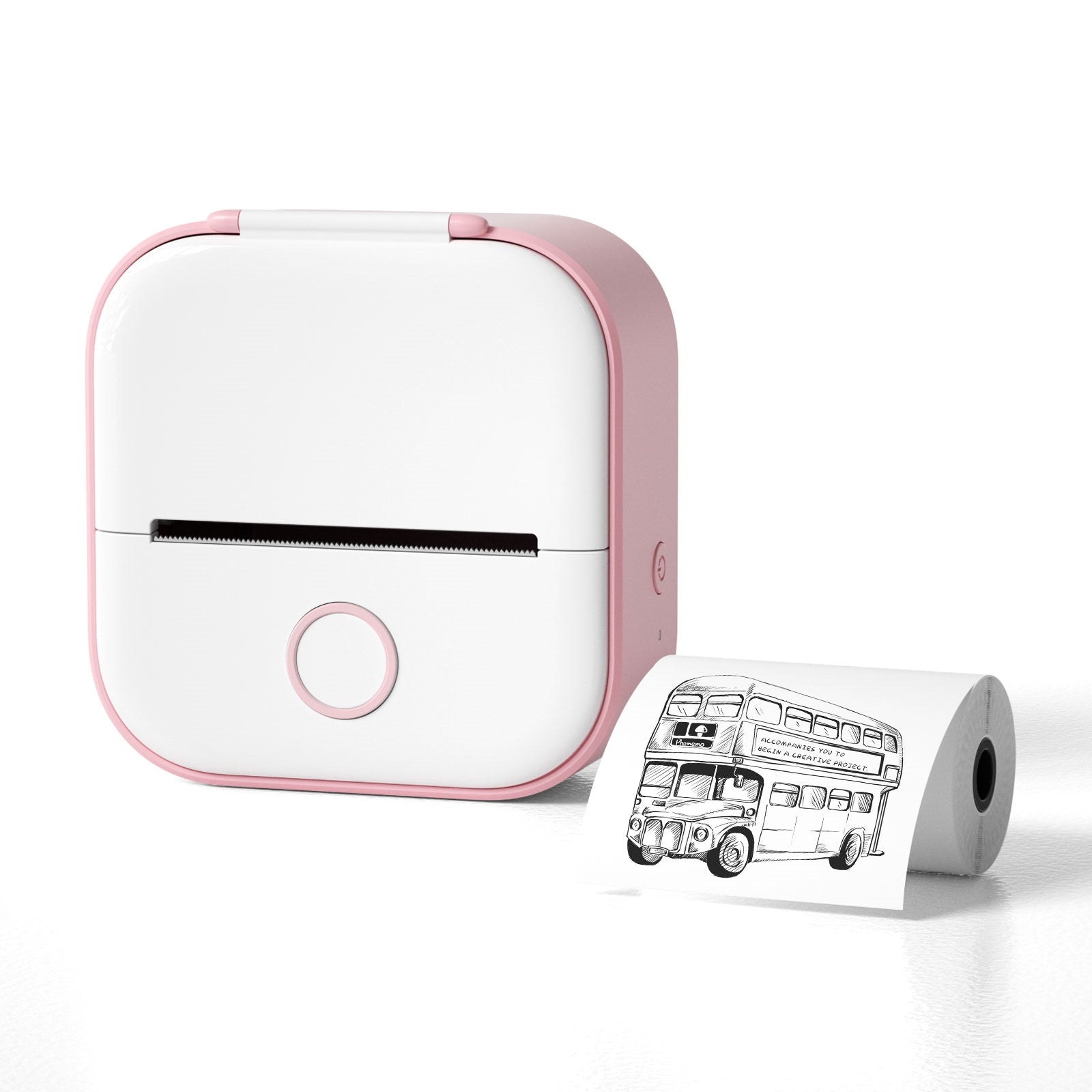 Phomemo Portable Mini Thermal Printer T02 - Pink