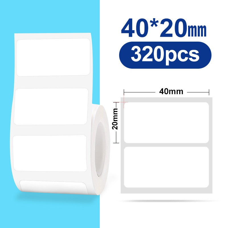 3 Rolls of White B21 Labels Bundle - compatible with Niimbot B21