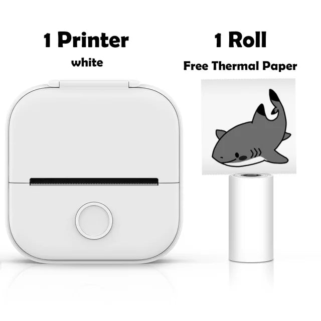 Phomemo Portable Mini Thermal Printer T02 - White