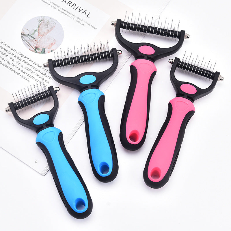 Dematting Comb & Grooming Tool for Cats & Dogs