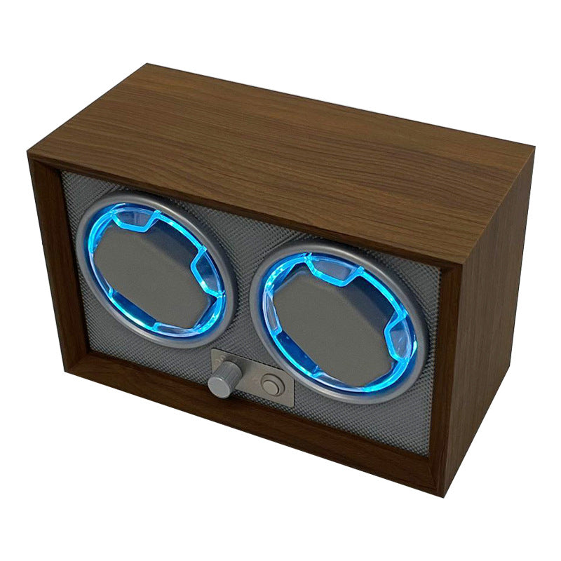 Luxury Dual Watch Winder Box with USB Power