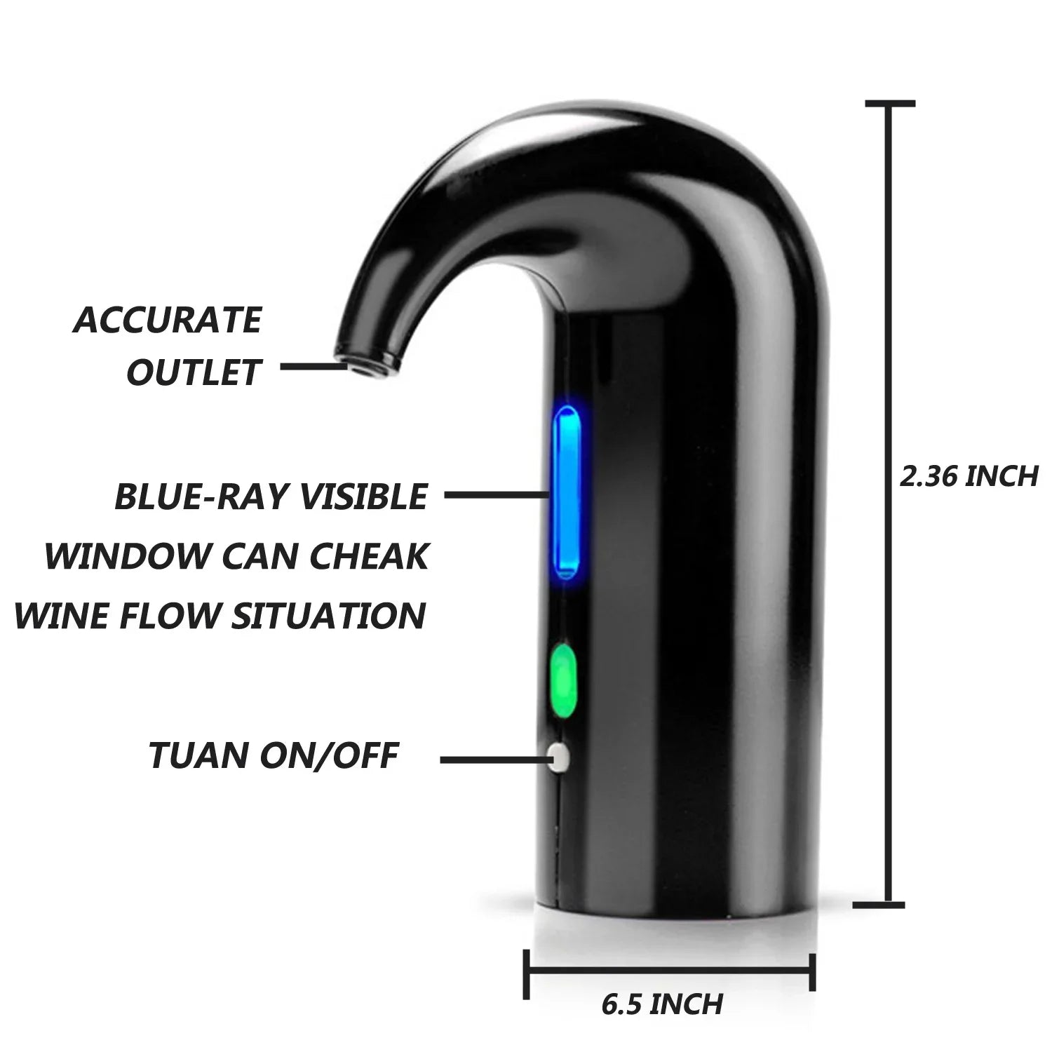 Electric Wine Pump - Red