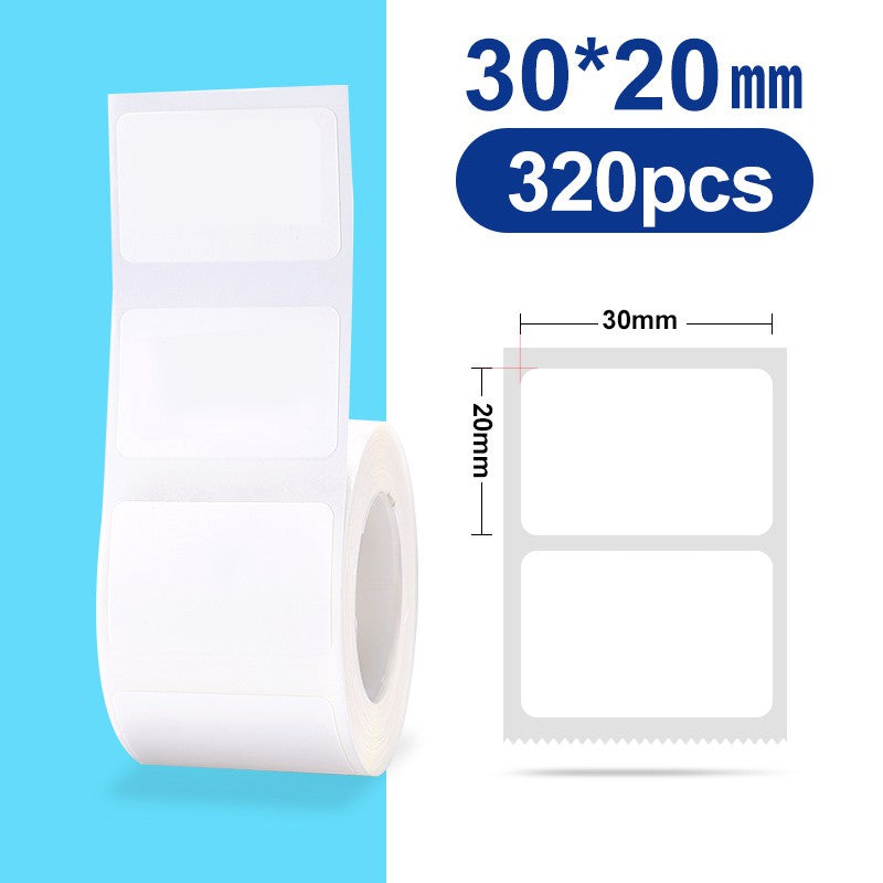 3 Rolls of White B21 Labels Bundle - compatible with Niimbot B21