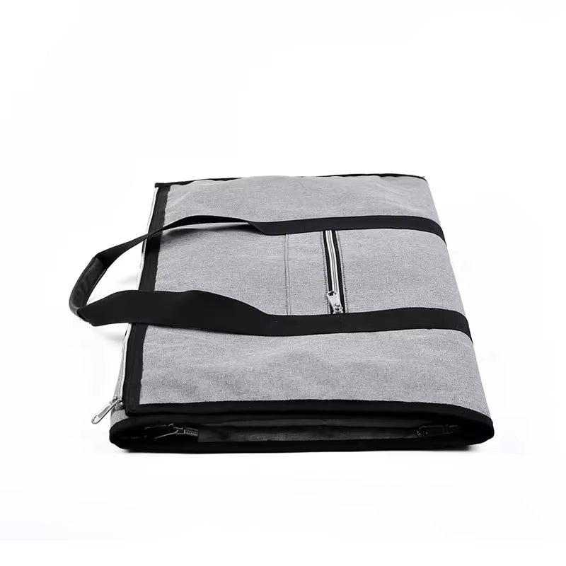 Waterproof Travel Bag Mens/Women Travel Shoulder Bag 2 In 1 Large Luggage Duffel Totes Carry On Hand Bag - Grey