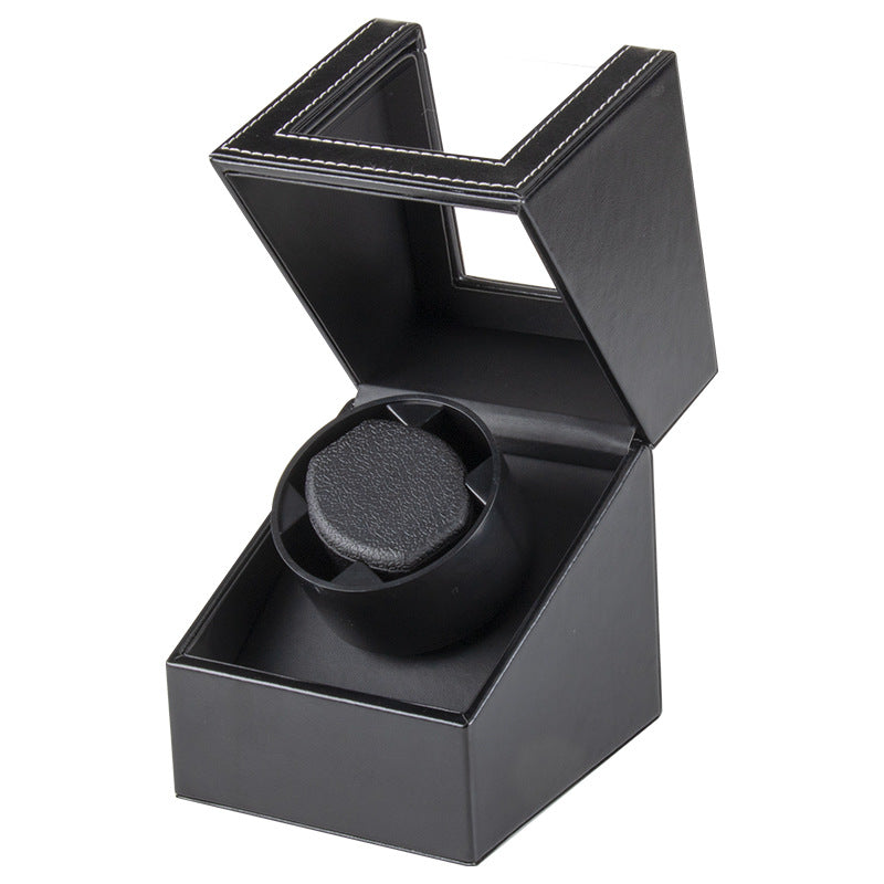 Black Watch Winders For Automatic Watches Usb Power Double