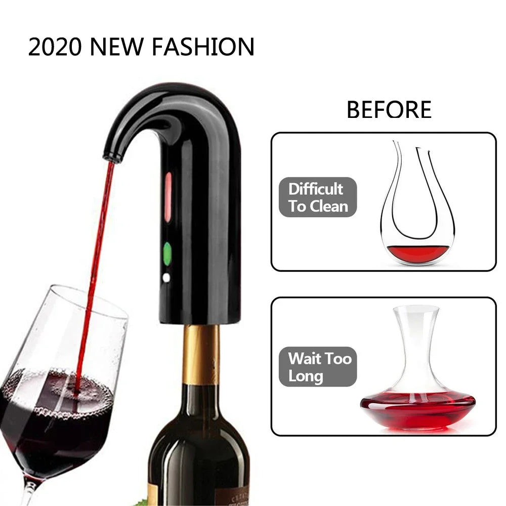 Electric Wine Pump - Red