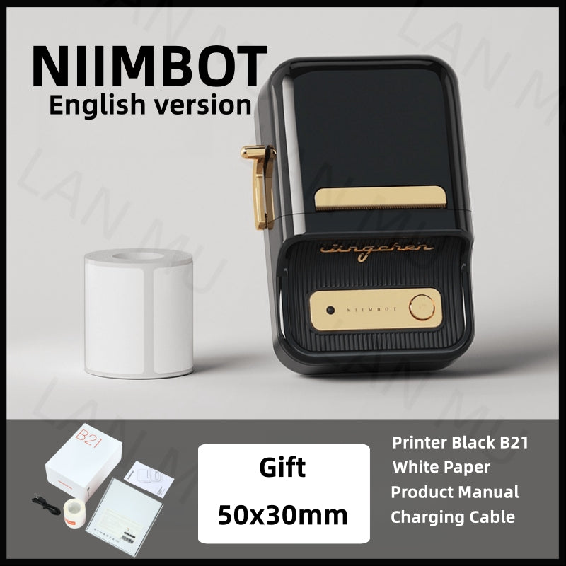 Niimbot B21 (+ 1 free roll included) - BLACK