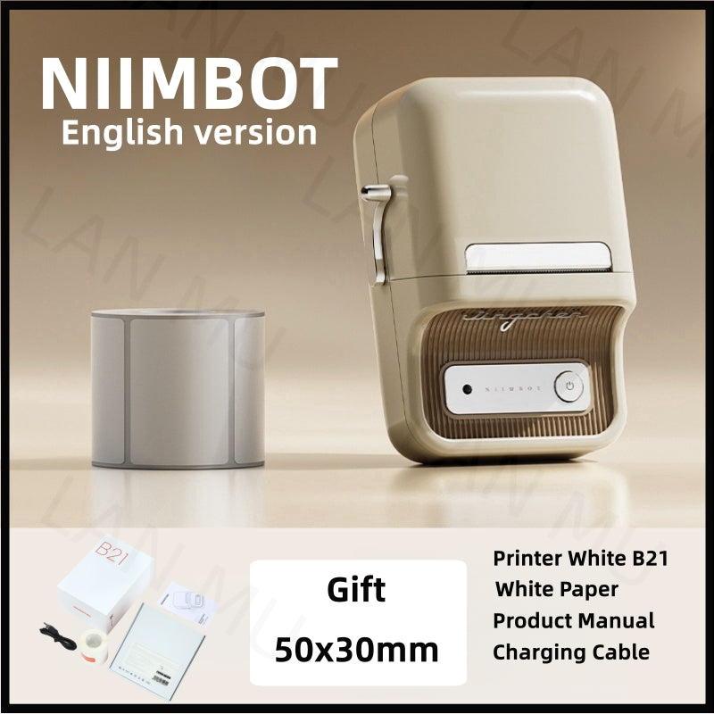 Niimbot B21 (+ 1 free roll included) - BLACK