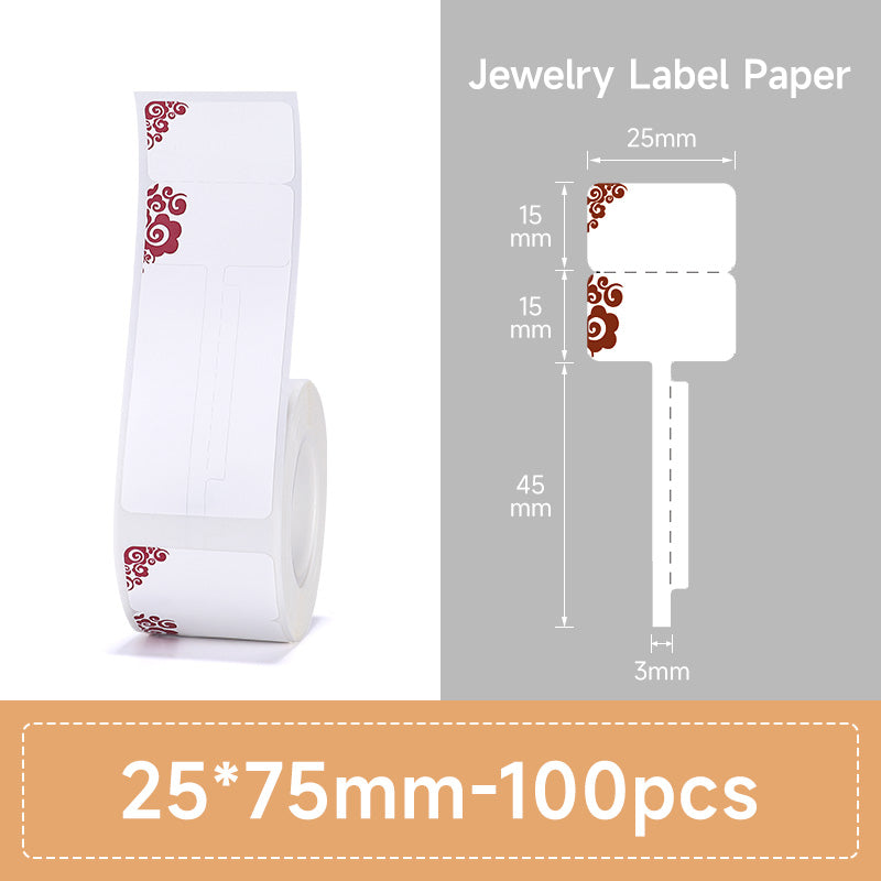 3 Rolls of White B21 Labels Bundle - compatible with Niimbot B21