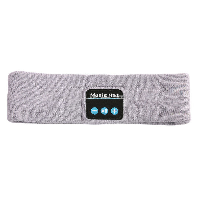 Wireless Bluetooth Music Headband - Light Grey